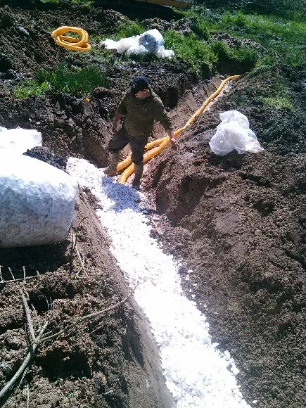 Drainage de terrain à Peyrusse-le-Roc
